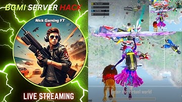 😱Server Crash Hackers are Back I BGMI Server Freeze Hacker Caught LIVE!!Funny Moments Nick Gaming YT