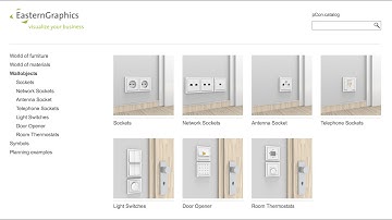 Inserting Sockets, Light Switches and other Wall Objects | pCon.planner Tutorial