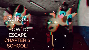 How To ESCAPE CHAPTER 5 SCHOOL IN PIGGY: UNSTABLE REALITYS! - Roblox