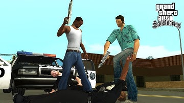 What Happened If Tommy Vercetti Help CJ From the Beginning - GTA San Andreas