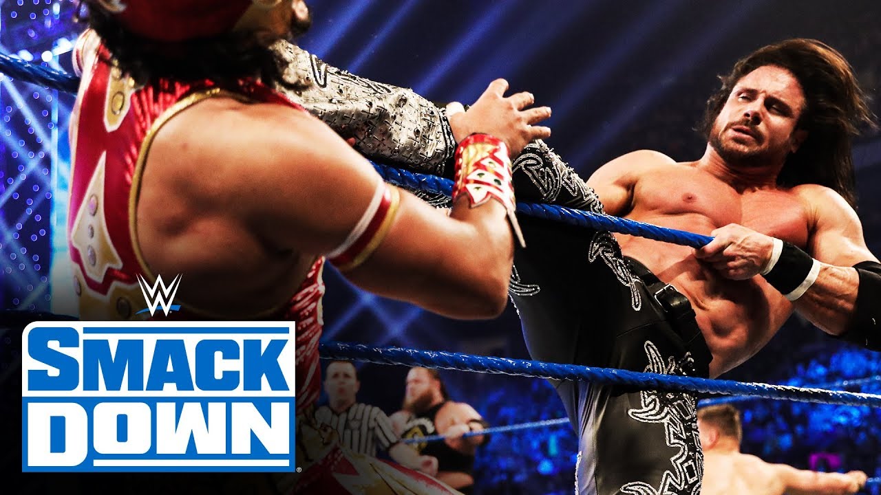Heavy Machinery Vs Lucha House Party Vs Miz Morrison Vs The 