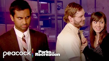Tom gets jealous in the new office | Parks and recreation
