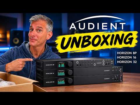 Unboxing de las nuevas Audient Horizon