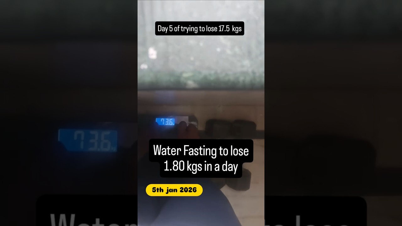 day 5 if losing 17.5 kg Weight loss 