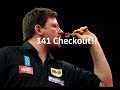 Great darts finishes wade 141 out using the bull
