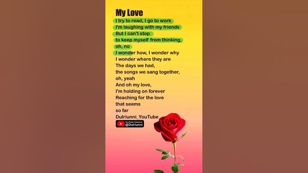 🌼My Love | Westlife