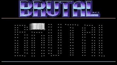 C64 Demo: Notorious by Brutal 1990