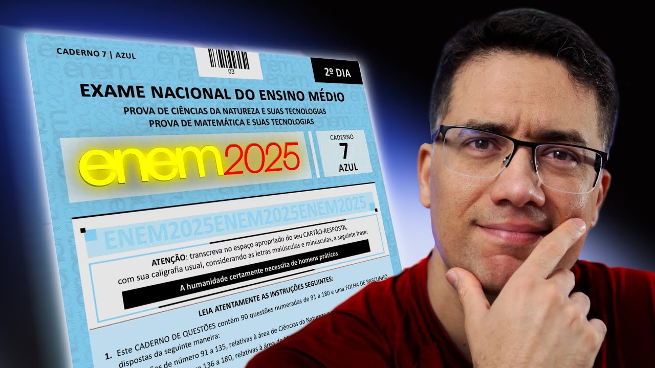 MATEMÁTICO fala sobre a PROVA DO ENEM