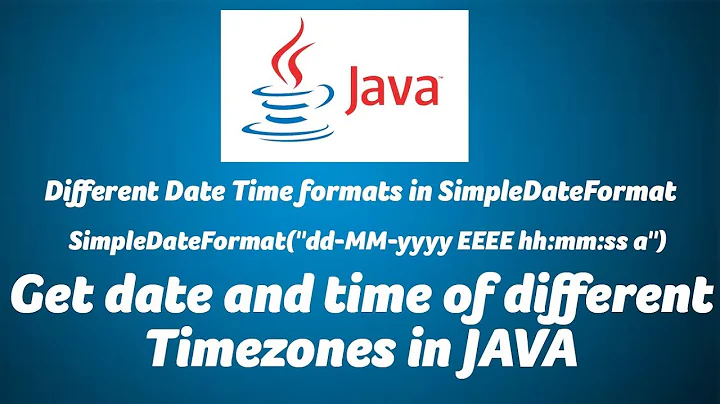 Get date and time of different Timezones in JAVA