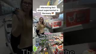 When they keep eggs & milk outside the fridge in Germany