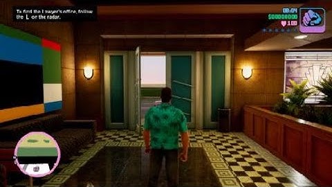 GTA Vice City The Definitive Edition Intro & Mission #1 In The Beginning / An Old Friend (PS4)