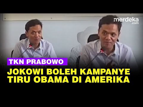 Presiden Jokowi Boleh Kampanye, TKN Prabowo Contohkan Obama Dukung Hilary di Pilpres AS