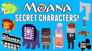 MOANA DISNEY CROSSY ROAD SECRET CHARACTERS UNLOCKED! Secret Characters - November Update