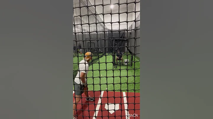 Batting practice (Exit velo mid 90's, 98)