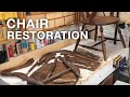 Chair Restoration After Puppy Damage - Detailed Assembly Process | Furniture #Restoration How To