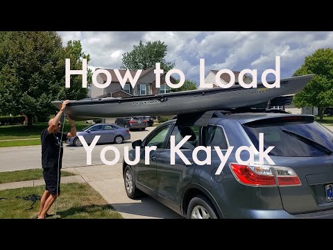 How To Load A Kayak on a Car Roof By Yourself 