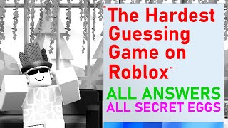 [2024] All Answers and Easter Eggs in Guess The Gibberish Roblox!