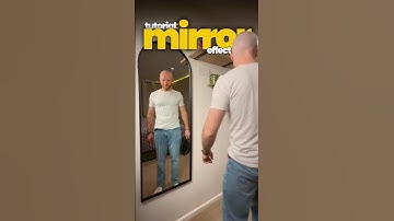 The Creepy Mirror Reflection Effect! 👀 #vfx #tutorial #capcut #edit