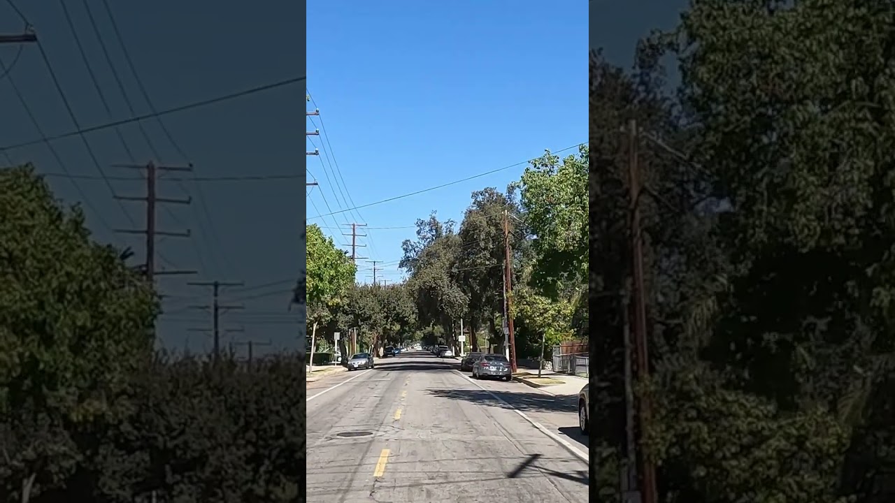 On the street of Pasadena