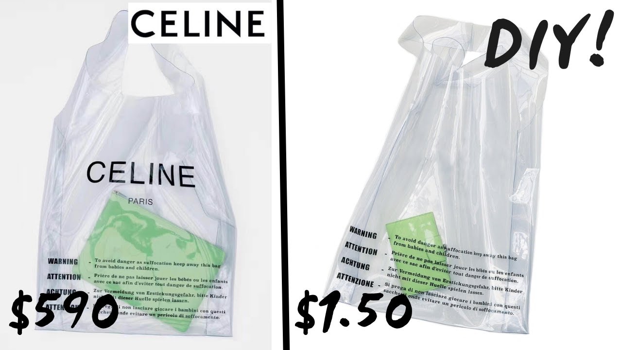 celine plastic bag
