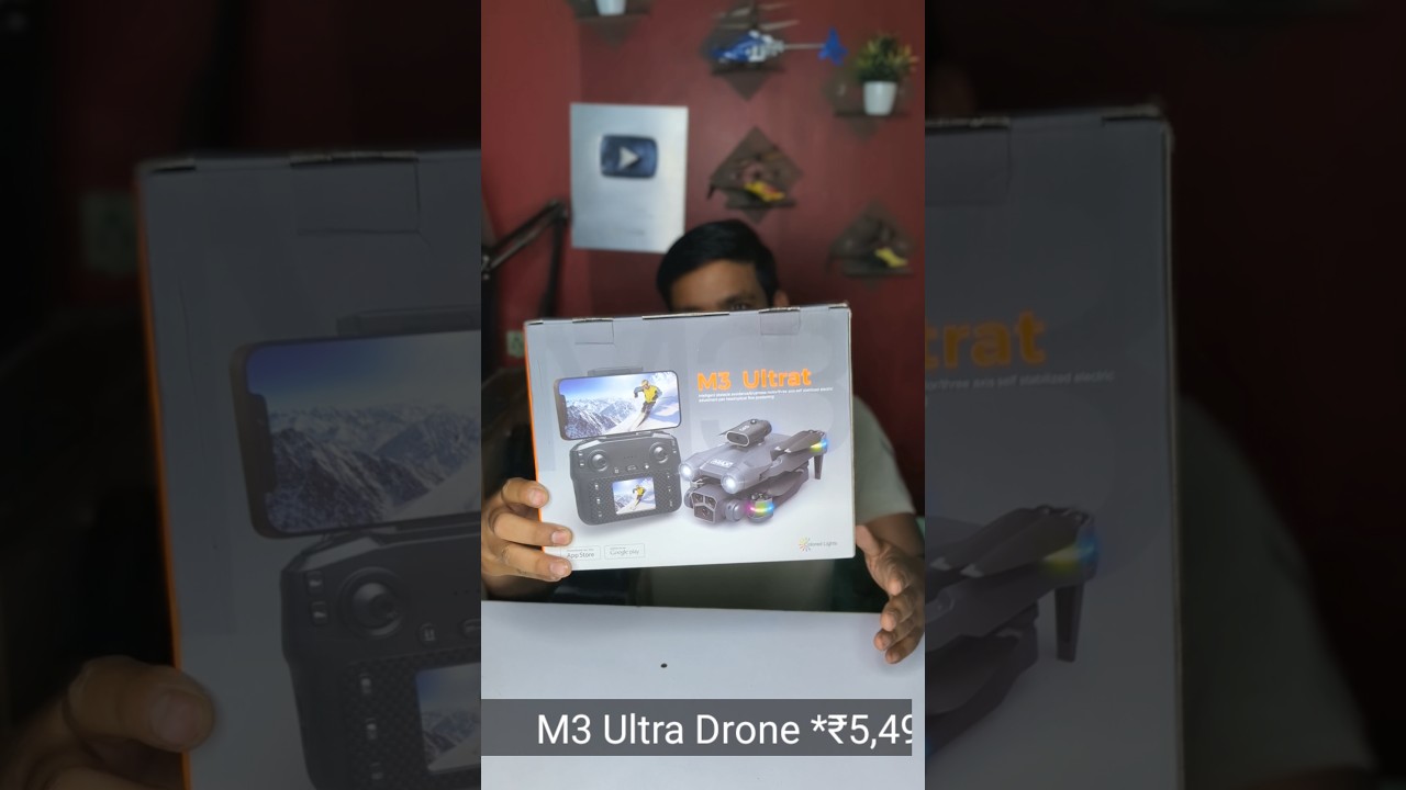 M3 Ultra Drone With Display In Remote 