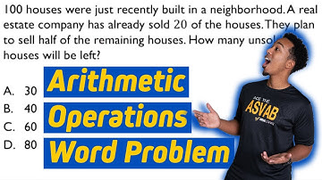 ASVAB Arithmetic Reasoning - Arithmetic Operations Word Problem & Step-By-Step Solution