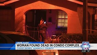 Woman found dead in condo complex