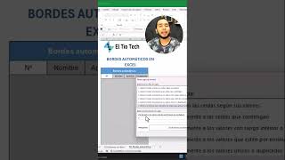 Aplica Bordes Automáticos en Excel