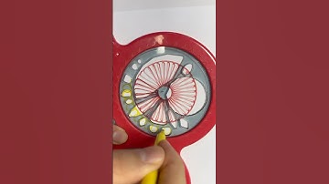 “Art in motion – unleash the magic of Spirograph!” #spirograph #art #satisfying