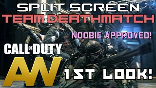 FIRST LOOK AT Call of Duty: Advanced Warfare - MULTIPLAYER TEAM DEATHMATCH SPLIT SCREEN (PS4)
