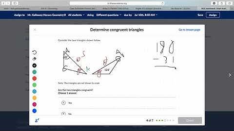 Khan Determine Congruent Triangles