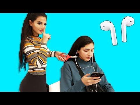 cutting-a-fans-headphones,-then-giving-her-airpods