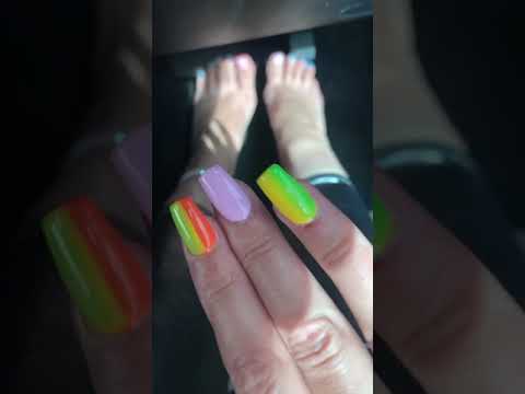 Pedicure manicure before and after 💖