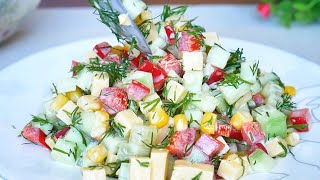 Cucumber Salad Recipe That Burns Belly Fat! My mom lost 15 kg in a month! Inna Brezhneva