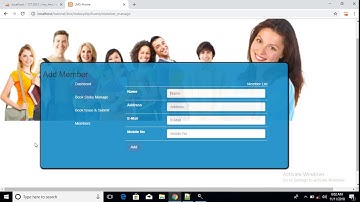 library management system project in php (codeigniter project tutorial with ajax) Part 15