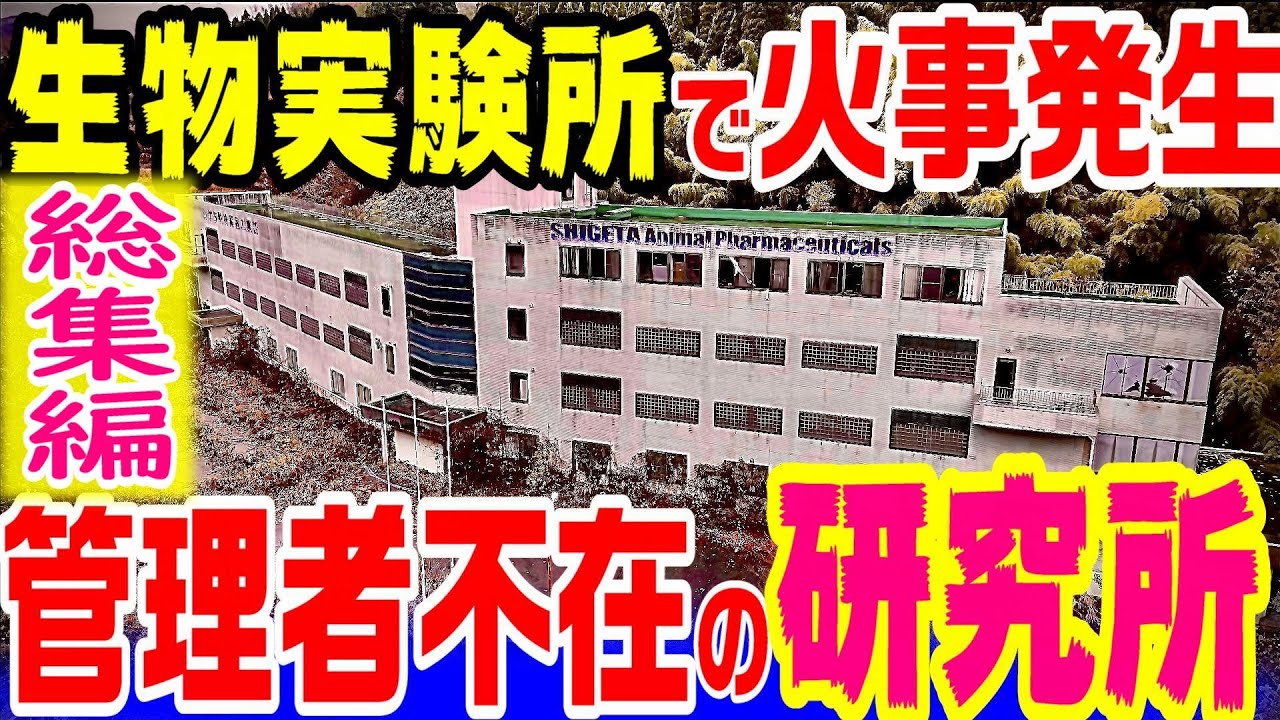 生物実験の廃墟】バイオハザード研究所 お化けマンション 赤崎小学校