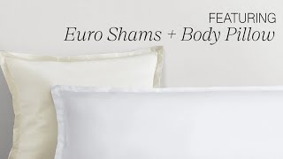 Euro Shams and Body Pillow | Bedroom Decor | PURE PARIMA screenshot 4