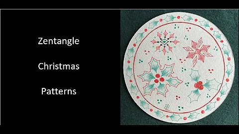 Zentangle Christmas Pattern Ideas