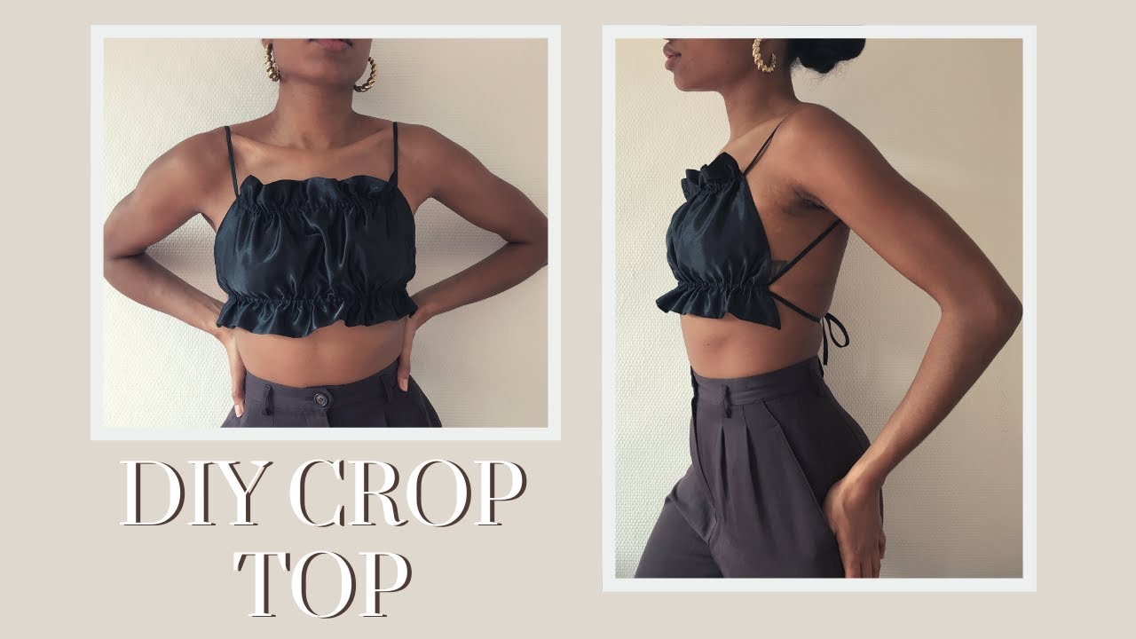 DIY CROP TOP FRONCE DIY RUCHED CROP TOP English Sub Available DIY CROP TOP FRONCE DIY RUCHED CROP TOP English Sub Available