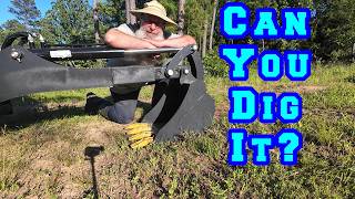 New Heavy Equipment! Now I Can Mow And Hoe | Cat Skid Steer Attachments | Garden Bed Progress