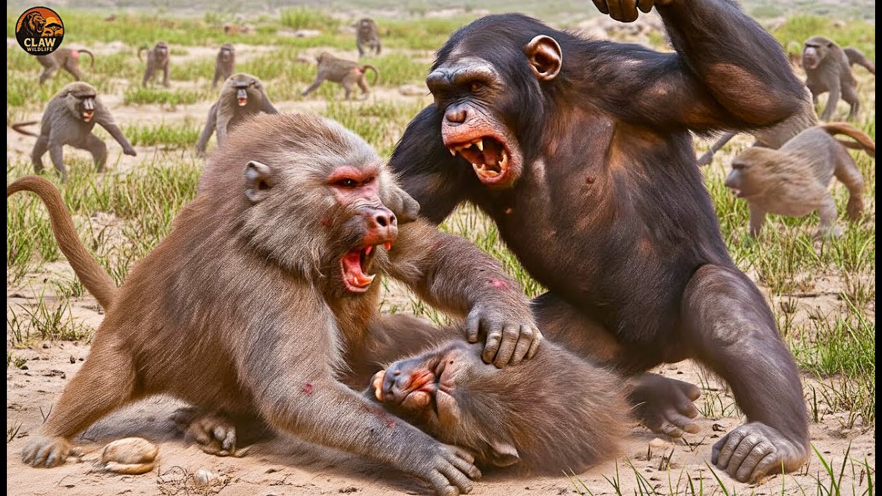 Baboons and Chimpanzees | The Deadly War For Survival | Savage Africa | Nature Animal Documentary
