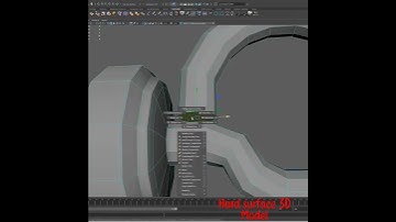 Easy Hard surface 3D Modeling #maya #modling #vfx
