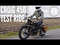 Halcyon 450 test ride with Cafe Racers of Instagram