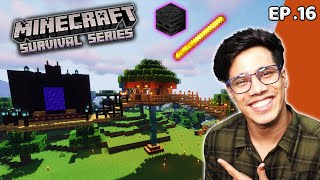 Luckiest Nether Trip Ever | Minecraft Survival Series Episode 16