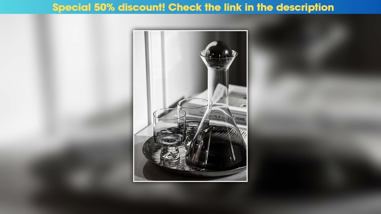 Discount Nordic Light Luxury Glass Pitcher & Cup Drinkware Decanter Wine Decanter Bottle Glasses fo