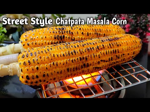 Street style butter corn for monsoon | स्ट्रीट फूड मसाला भुट्टा | Roasted Corn Recipe | Bhutta hindi