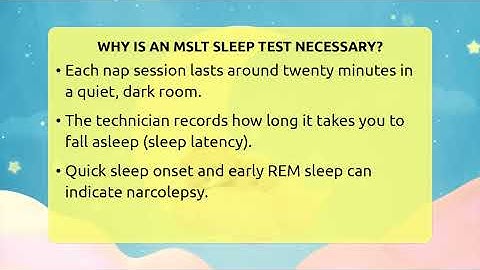 Why Is An MSLT Sleep Test Necessary? - Sleep Apnea Support Network