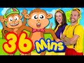 Five Little Monkeys and More! 42mins Kids Songs Collection Compilation | Bounce Patrol