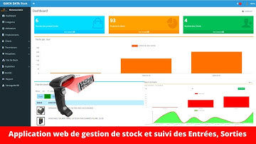 Application web de gestion de stock et suivi des Entrées, Sorties, et Inventaire