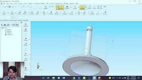 Engine Valve | Solid Edge V20